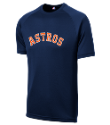 Astros Astros MLB Adult League Team Jerseys - Official Nike MLB Wordmark Poly Tees - N223