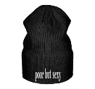poor-but-sexy Acrylic Rib Knit Beanie