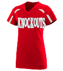 Knockouts- Girls V-Neck Softball Jersey