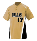 DALLAS17TINDALL17 Two Button Baseball Jersey