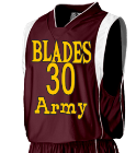 Blades30Army30Red DISCONTINUED Youth Dazzle Basketball Game Jersey-Augusta Style 786