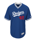 4242ROBINSON42 Custom Dodgers Two-Button Jersey - Dodgers-MAI383