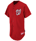 Fitzgerald-32- Nationals Full Button Baseball Jersey - Adult MAHD6840