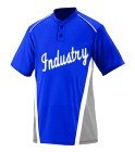 Industry Two Button Baseball Jersey