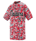 Calibers31Williams31 Youth Digi Camo Wicking Two-Button Jersey