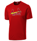 Player-Name00 Cardinals MLB Adult League Team Jerseys - Official Nike MLB Wordmark Poly Tees - N223