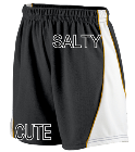 SALTY-CUTE- DISCONTINUED Augusta Ladies Wicking Mesh Basketball Varsity Shorts - 978