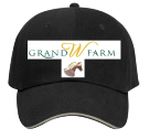 GRANDFARM-BLACK Sandwich Visor Otto Cap