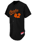 42THGTTG Orioles Full Button Baseball Jersey - Adult MAHD6840