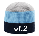 v12 Custom Waffle Stripe Beanie