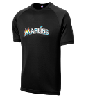 1Jaxson Marlins MLB Adult League Team Jerseys - Official Nike MLB Wordmark Poly Tees - N223