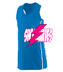 SA-Unicorns Girls Racerback V-Neck Jersey