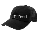 TL-Detail- Distressed Vintage Snapback