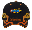 Qs-Billiards--Sports DISCONTINUED DISCONTINUED Pre Embroidered Sandwich Visor  Otto Cap 87-576
