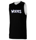 Wolves Minnesota Timberwolves Youth Reversible Basketball Jerseys - A105LY-WOLVES