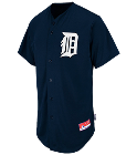 IMPEACH45 Tigers Full Button Baseball Jersey - Adult MAHD6840
