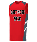 BALTIMORE Adult Three Color Sleeveless Jersey