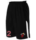 2 Miami Heat Youth Basketball Shorts - A205LY-HEAT