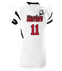 Warriors-811Hampton Youth Tri-Cut Football Jersey