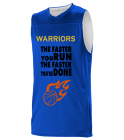 Warriors Golden State Warriors  Youth Reversible Basketball Jerseys - A105LY-WARRIORS