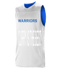 CURRY-IS-THE-BEST Golden State Warriors  Youth Reversible Basketball Jerseys - A105LY-WARRIORS