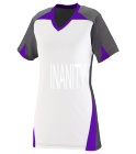 INSANITY Ladies V-Neck Three Toned Softball Jersey