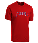 Binkley- Angels MLB Little League Team Jerseys - Official Nike Youth MLB Wordmark Poly Tees - NY223