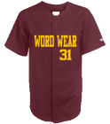 new Tubby DISCONTINUED Teamwork Athletic Full Button Baseball Jersey   -    1221B