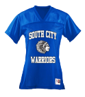 south-city- Augusta Ladies Junior Fit Replica Football Tee