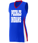 PEEBLESINDIANSWINKLE10 Ladies Softball / Volleyball Jersey