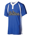DRILLERS Youth Baseball Jersey 2  Button / 2 Color