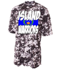 ISLANDWARRIORS 2-Button Camo Baseball Jersey