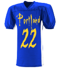 Portland22Last-Name Youth Titan Football Jersey