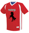 mustangs Youth Dynamic Reversible Soccer Jersey