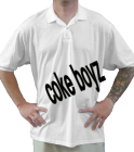 coke-boyz Mens 100% Polyester Polo