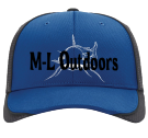 ML-Outdoors Low Profile Two Toned Adjustable Cap  - 178