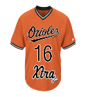 Xtra16XtraLoudRich-16 Youth Orioles Two-Button Jersey -  Orioles-MAIY83