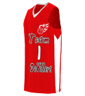 TeamDeVillers1Aubrey1 Youth Two Color sleeveless  Jersey