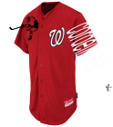 cordeiro-19 Nationals Full Button Baseball Jersey - Adult MAHD6840