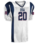 Olympic-Design-2 DISCONTINUED Pro Fit Steelmesh Football Jersey - Teamwork Athletic - 1371