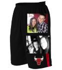LoganNLasha Chicago Bulls Youth Basketball Shorts - A205LY-BULLS