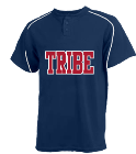 TRIBE DISCONTINUED Teamwork Athletic Adult Closer 2-Button Cool Mesh Jersey-1271P