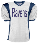 Ravens DISCONTINUED Youth Steelmesh Football Jersey - Teamwork Athletic -1317