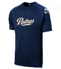DANZ-BLANZDANZ-BLANZDANZ-BLANZ Padres MLB Adult League Team Jerseys - Official Nike MLB Wordmark Poly Tees - N223
