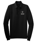 SUB-NET-INC-POLO- Adult Silk Long Sleeve Polo Shirt Without Pocket  