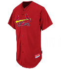 PEPSI18 Cardinals Full Button Baseball Jersey - Adult MAHD6840
