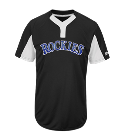9DROMGOOLE Custom Rockies Two-Button Jersey - Rockies-MAI383
