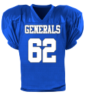 generals62ware62 DISCONTINUED Youth Pro Fit Football Jerseys - NB4136