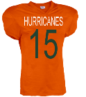HURRICANES-15WEIKEL-15 DISCONTINUED Youth Touchdown Steelmesh Football Jersey -Teamwork Athletic- 1306