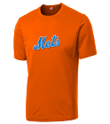 POPS1 Mets MLB Adult League Team Jerseys - Official Nike MLB Wordmark Poly Tees - N223